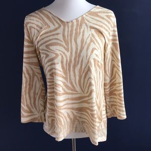 Chico’s Multicolored blouse. Size 2